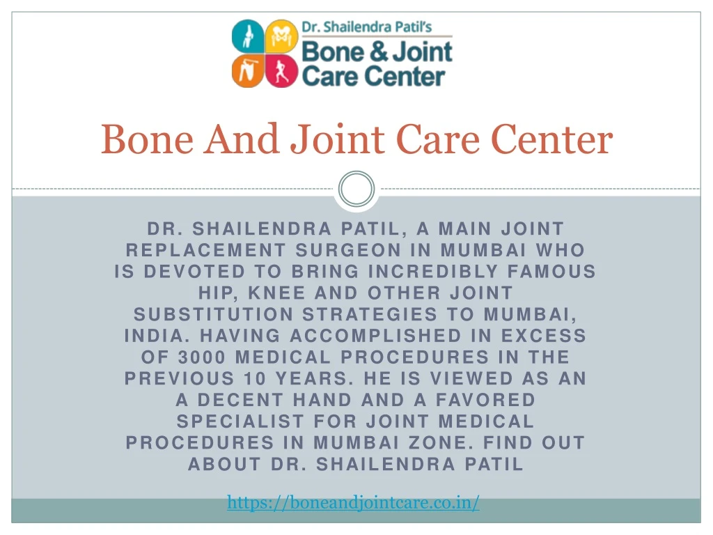 bone and joint care center