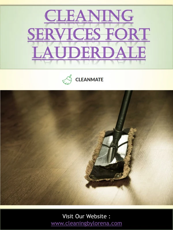 Cleaning Services Fort Lauderdale