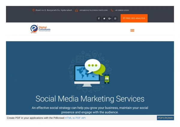 Social Media Marketing Services in Hyderabad | eDigital Consultants