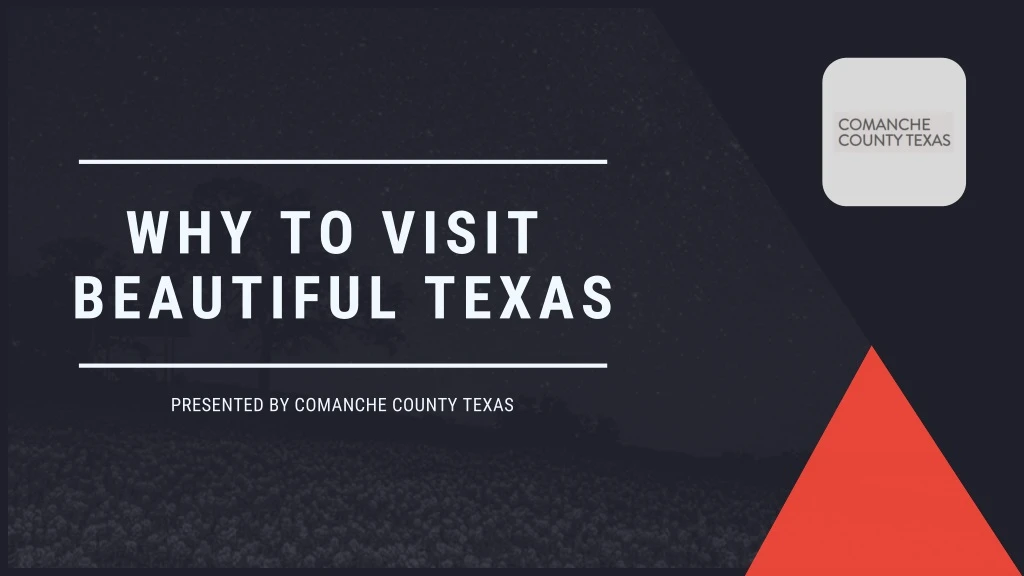 why to visit beautiful texas