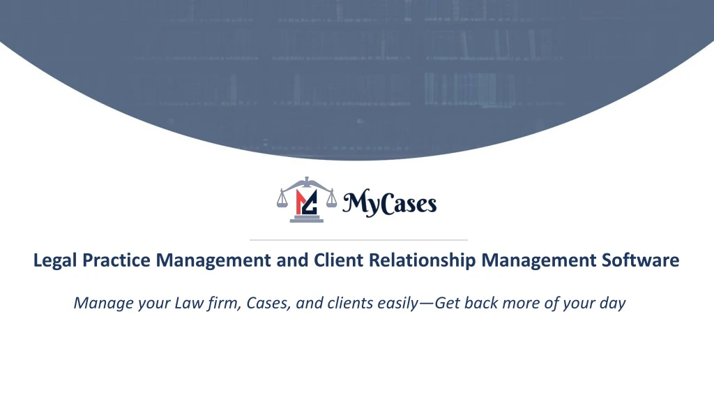 legal practice management and client relationship