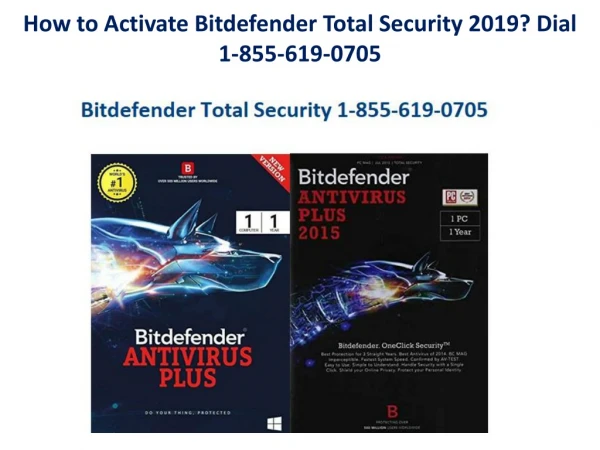 How to Activate Bitdefender Total Security 2019? Dial 1-877-235-8666