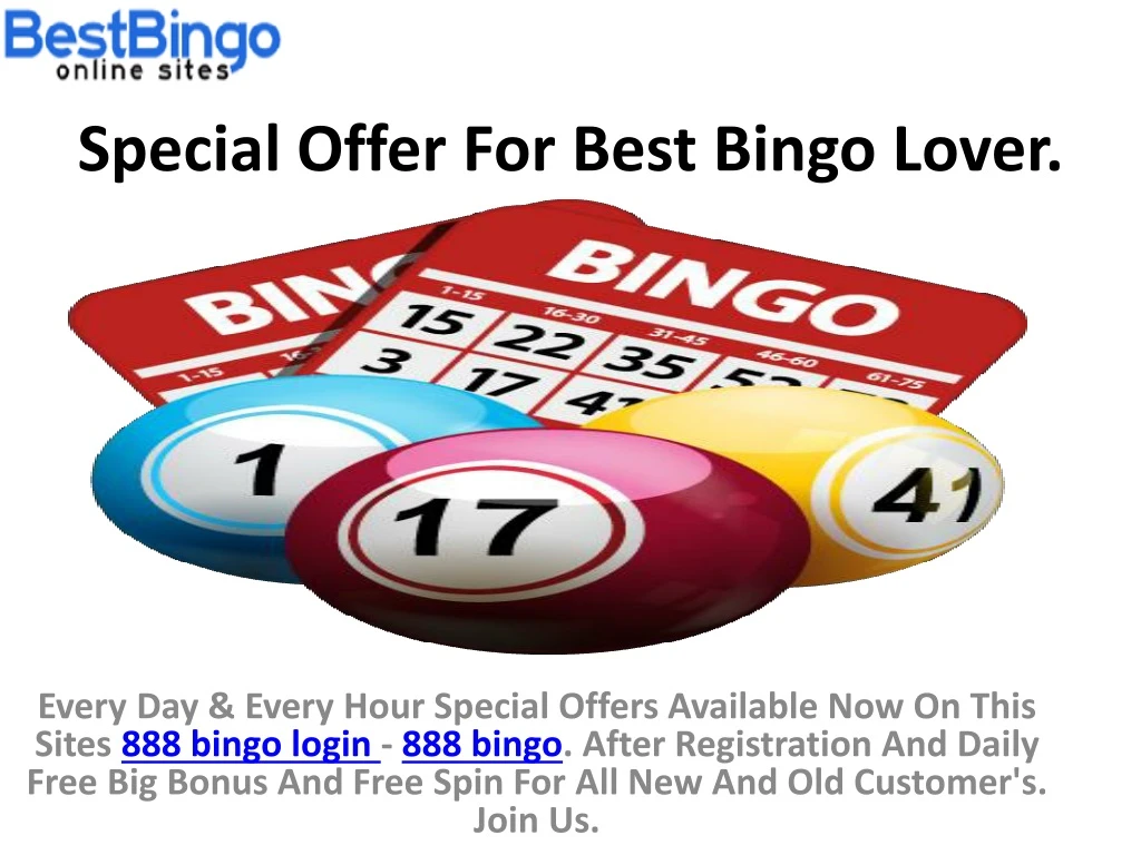 special offer for best bingo lover