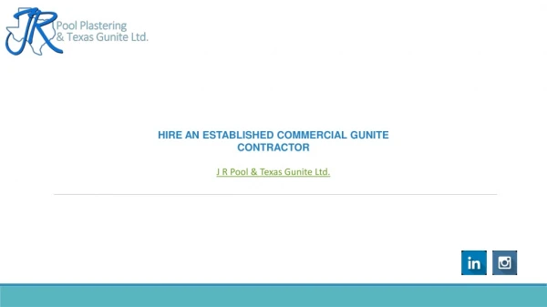 Hire An Established Commercial Gunite Contractor