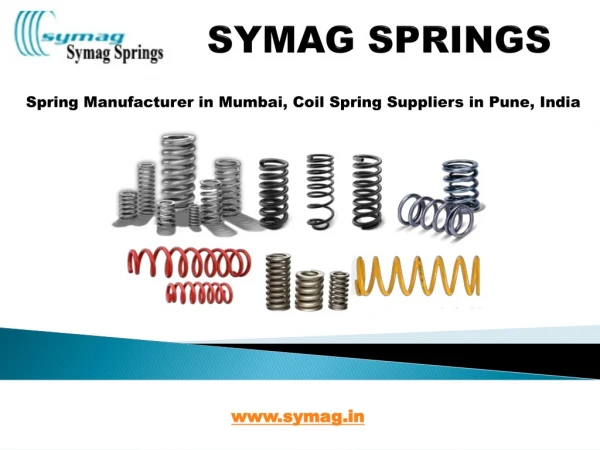 Spring Manufacturer in Mumbai, Coil Spring Suppliers in Pune, India - Symag Springs