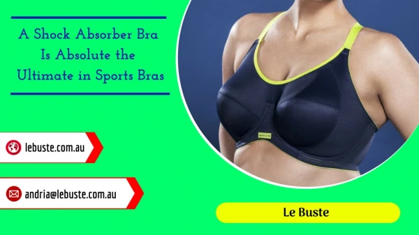 A Shock Absorber Bra Is Absolute the Ultimate in Sports Bras