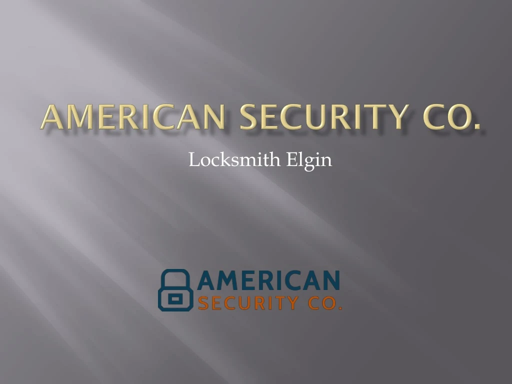 american security co