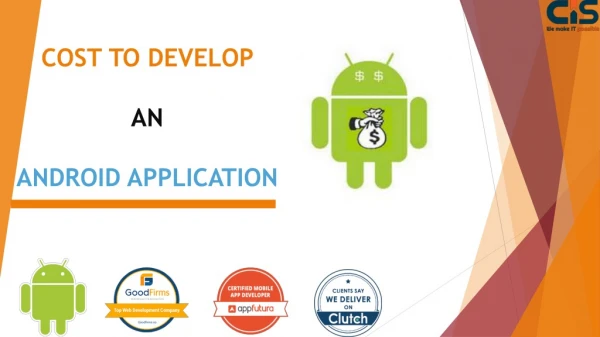 Cost to Develop an Android App