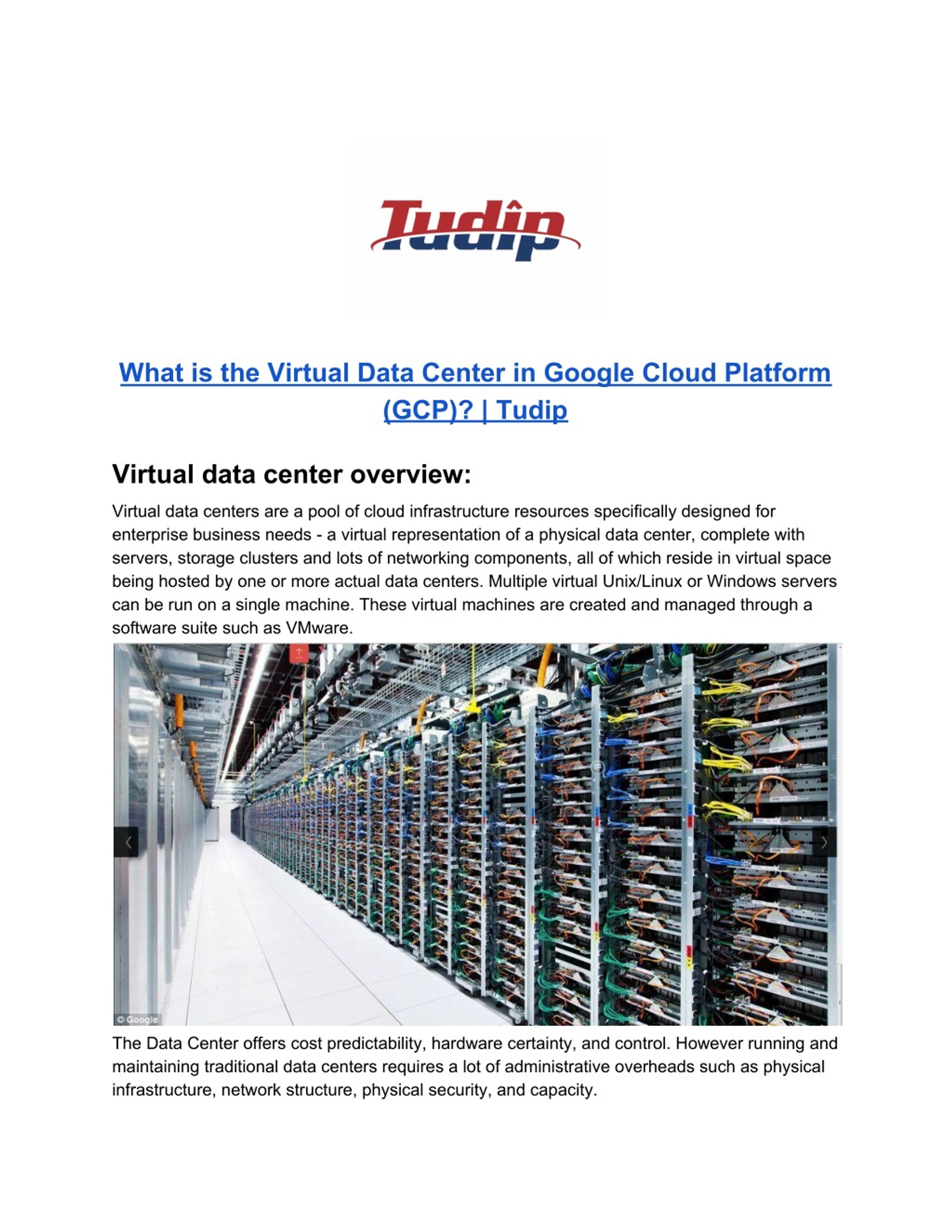 PPT - What is Virtual Data Center in Google Cloud Platform (GCP ...