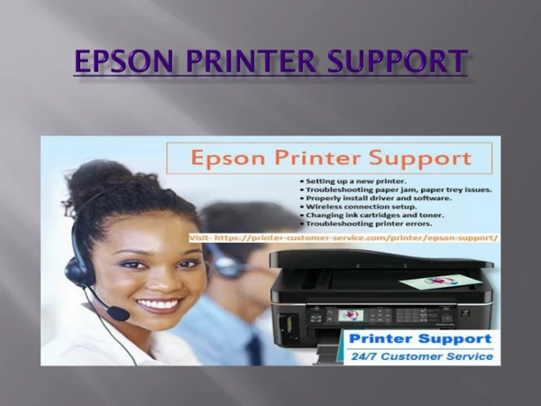 Epson Printer Support | 24/7 Customer Service Toll-free Number