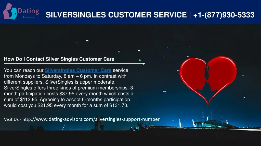silversingles customer service 1 877 930 5333