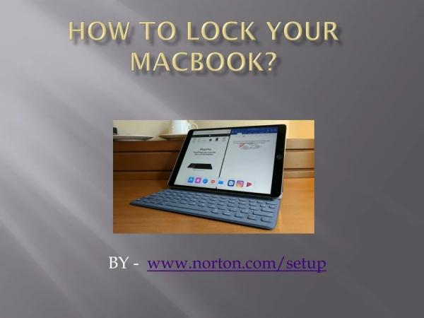 How To Lock Your MacBook?