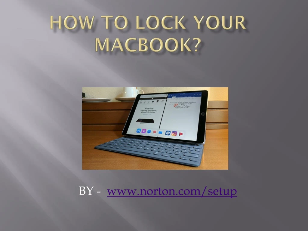 how to lock your macbook