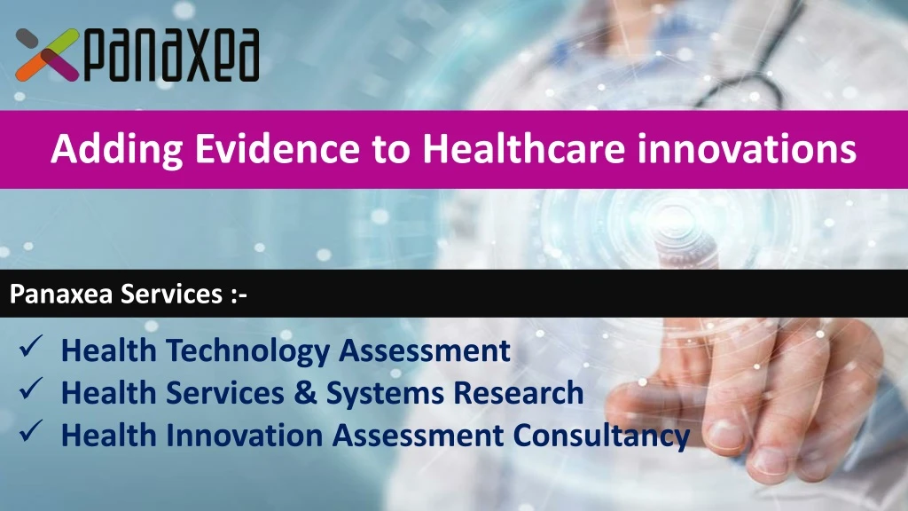 adding evidence to healthcare innovations