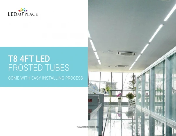 cUL and RoHS listed T8 4ft LED frosted Tubes
