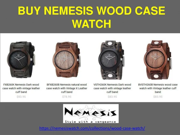 Wood Case Watch