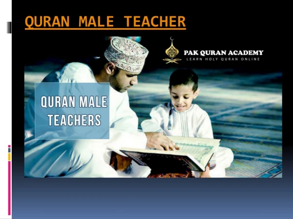 Quran Male Teacher