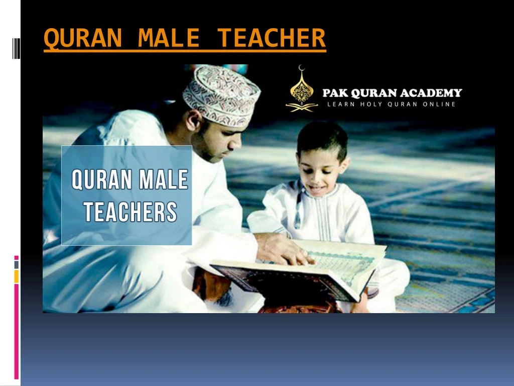 quran male teacher