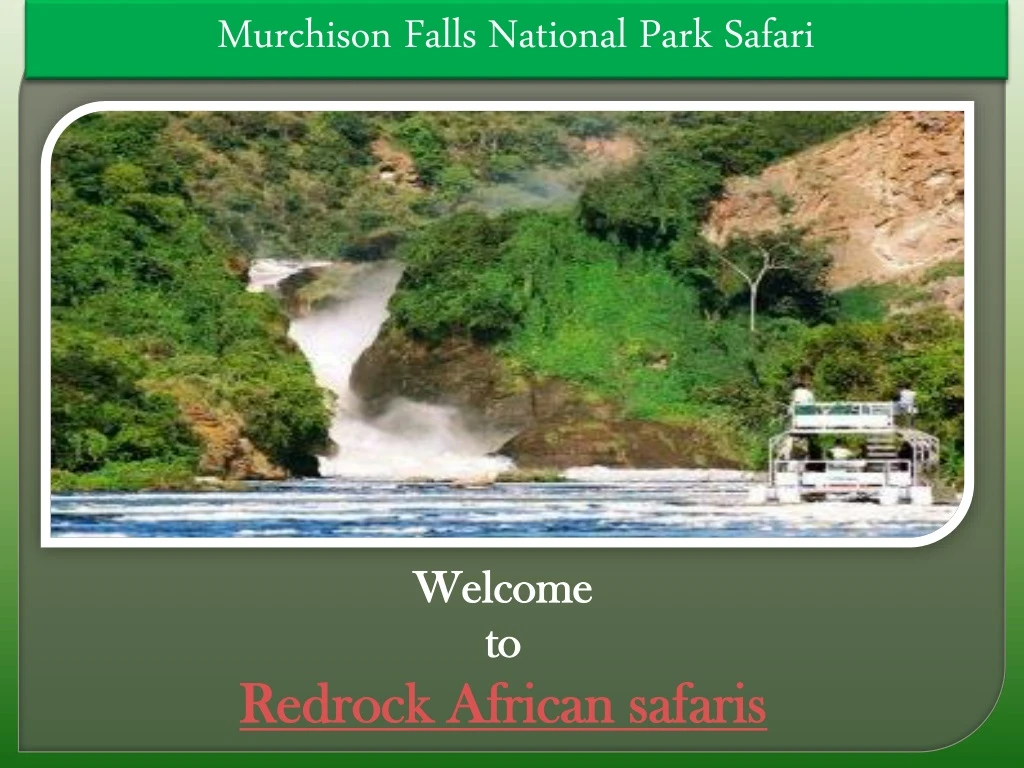 murchison falls national park safari