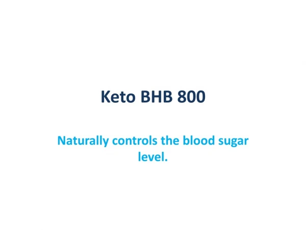 Keto BHB 800 : It improves the mental health.