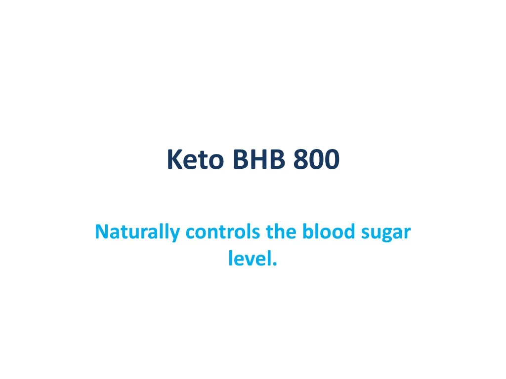 keto bhb 800