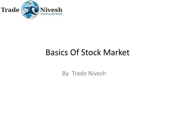 Trade Nivesh | Trade Nivesh Investment Advisor