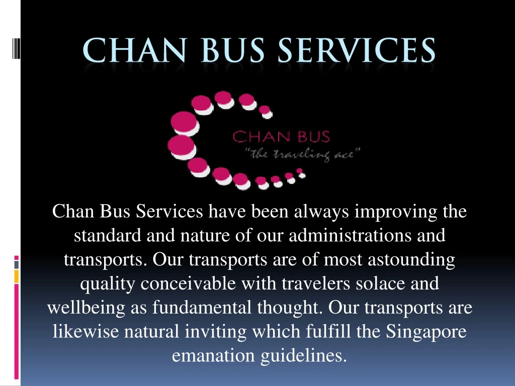 chan bus services