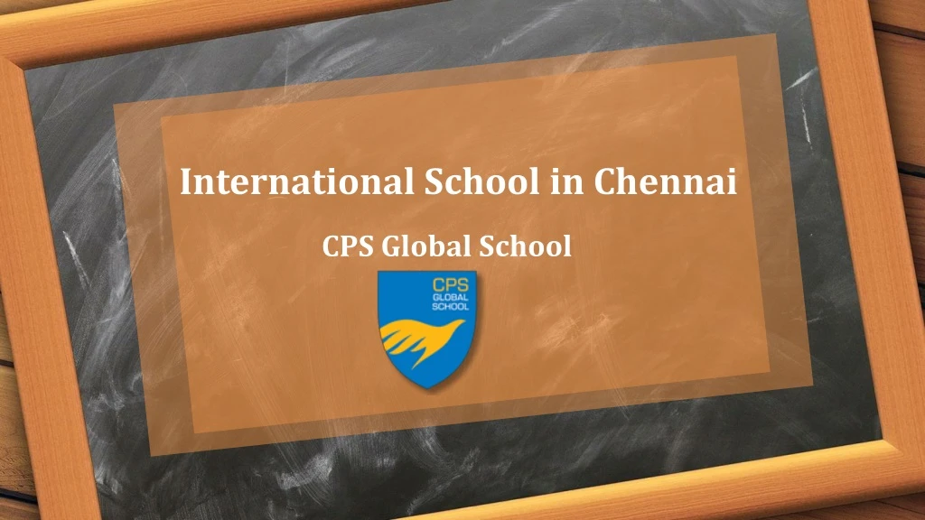 international school in chennai