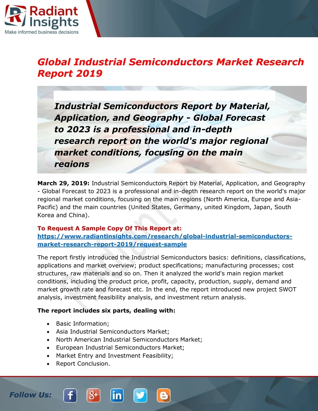 global industrial semiconductors market research