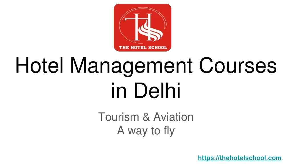 hotel management courses in delhi