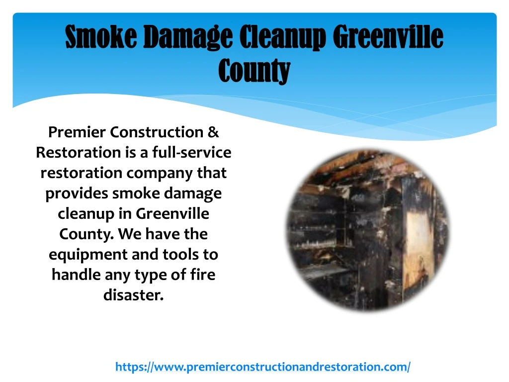 smoke damage cleanup greenville county