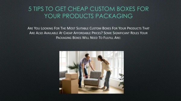How to Get Custom Shipping Boxes at Wholesale