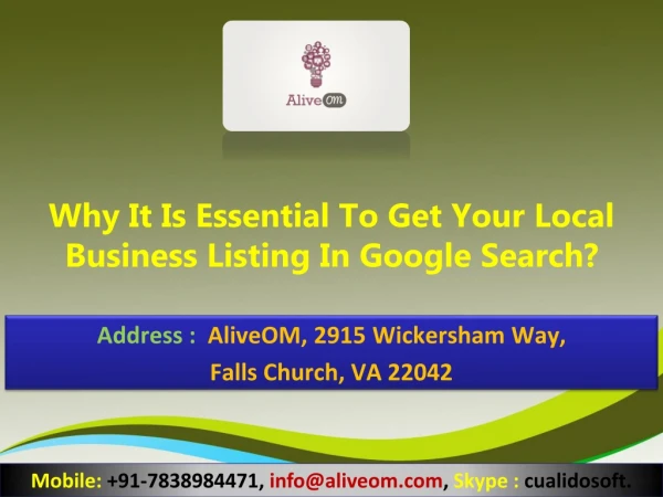 why it is essential to get your local business