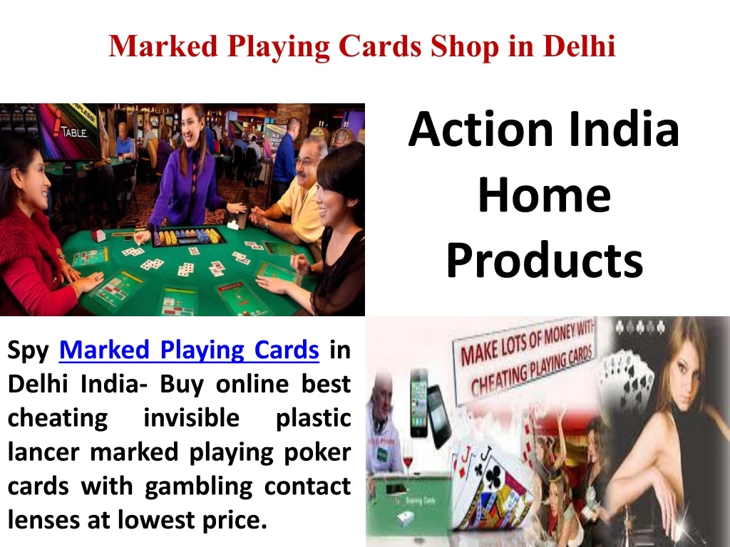 marked playing cards shop in delhi