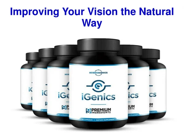 Improving Your Eyes Vision Naturally