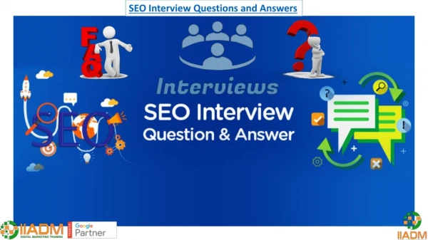 Top 30 SEO interview questions and answers for better interview performance.