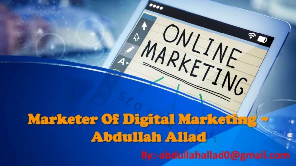 #Step By Step Tips Digital Marketing By Abdullah Allad