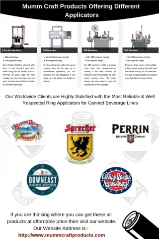 Beer Can Packaging Machine - slide 1