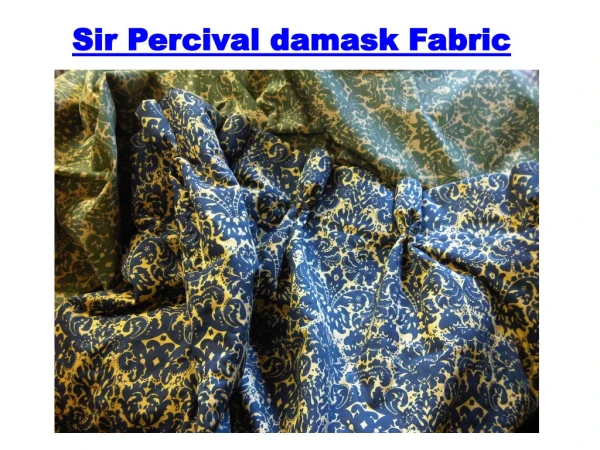 Sir Percival damask Fabric