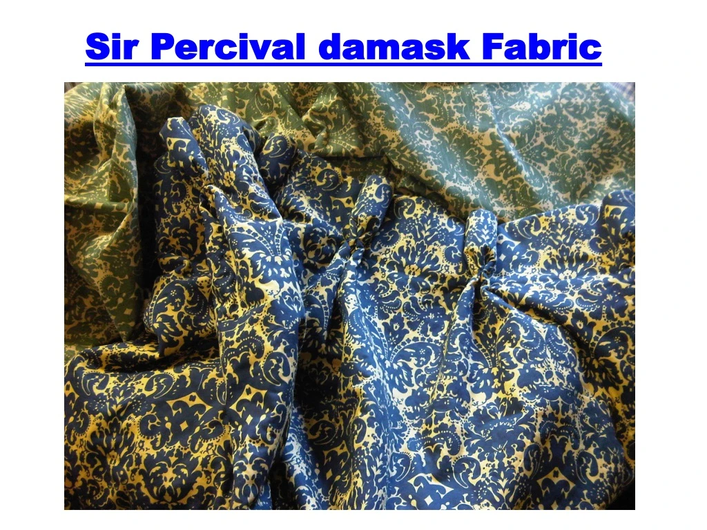 sir percival damask fabric
