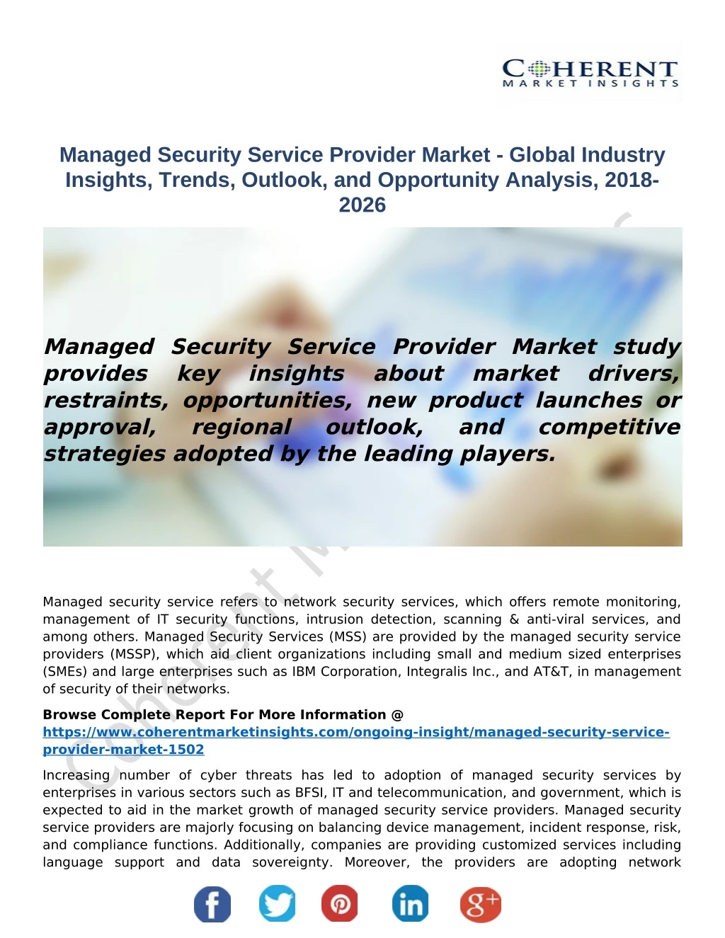 managed security service provider market global