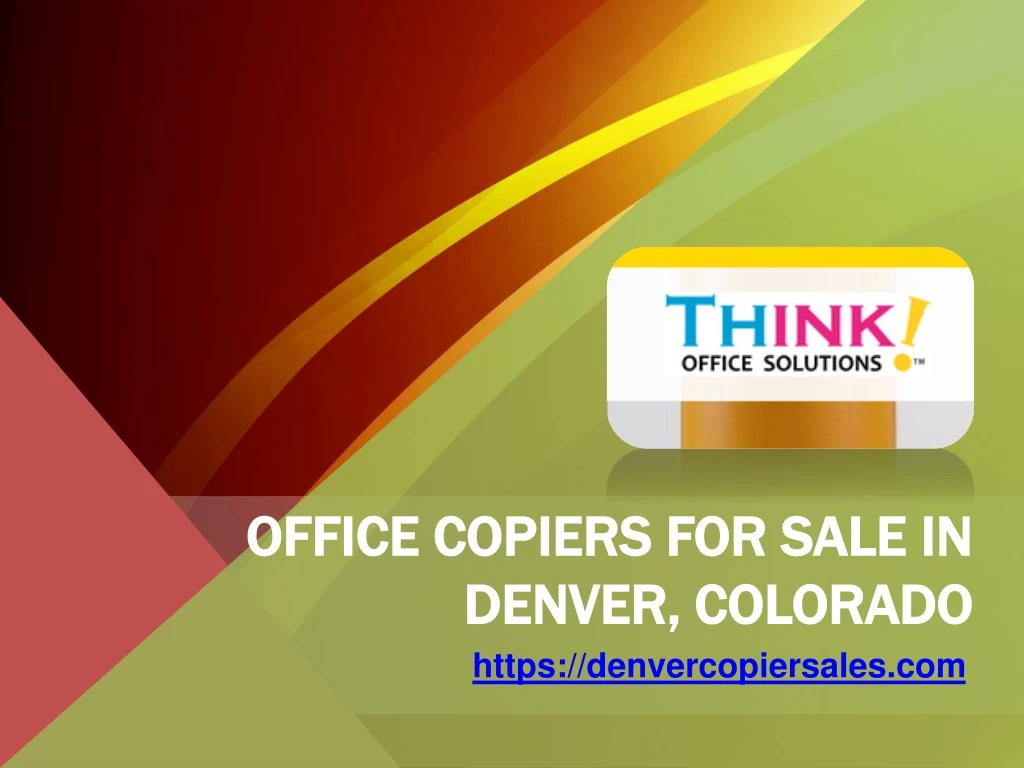 office copiers for sale in denver colorado
