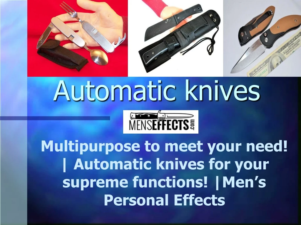 automatic knives