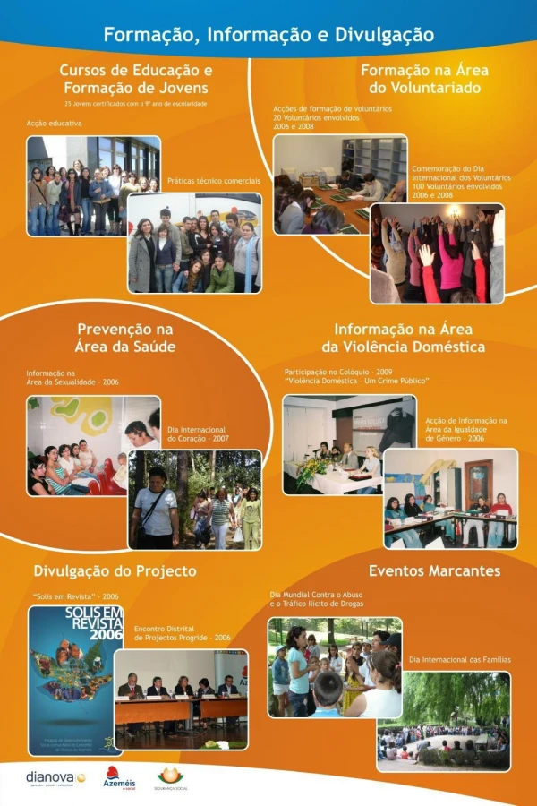 projecto solis formacao informacao divulgacao