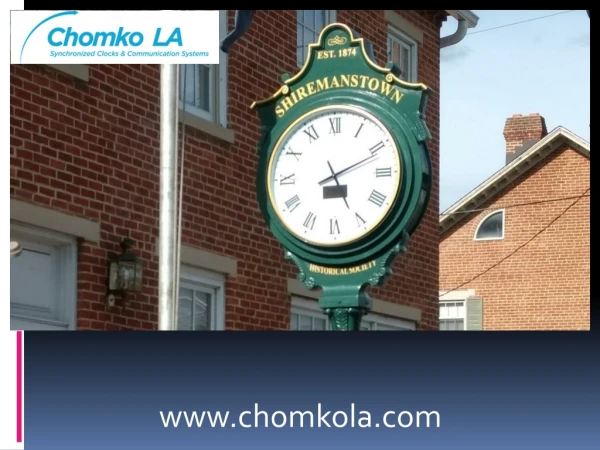 Chomkola Street Clocks