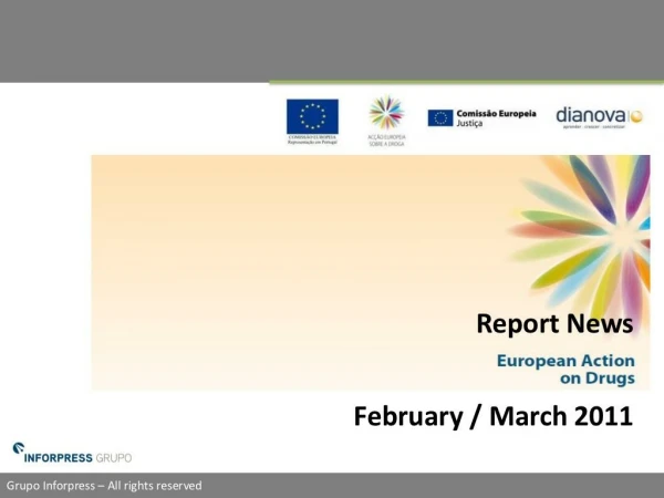 Report News European Action on Drugs Lisbon 2011