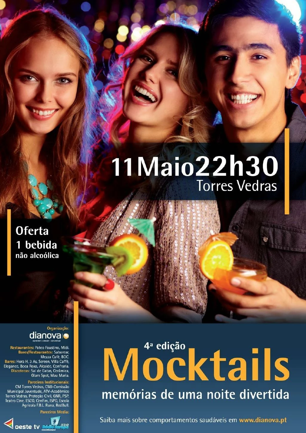 cartaz mocktails dianova 2012