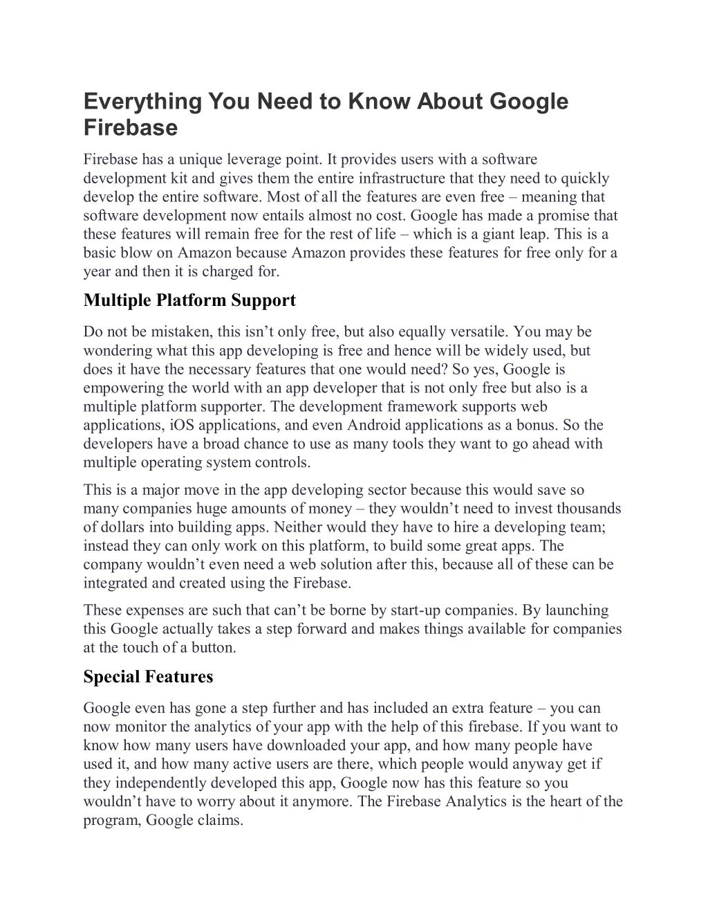 everything you need to know about google firebase
