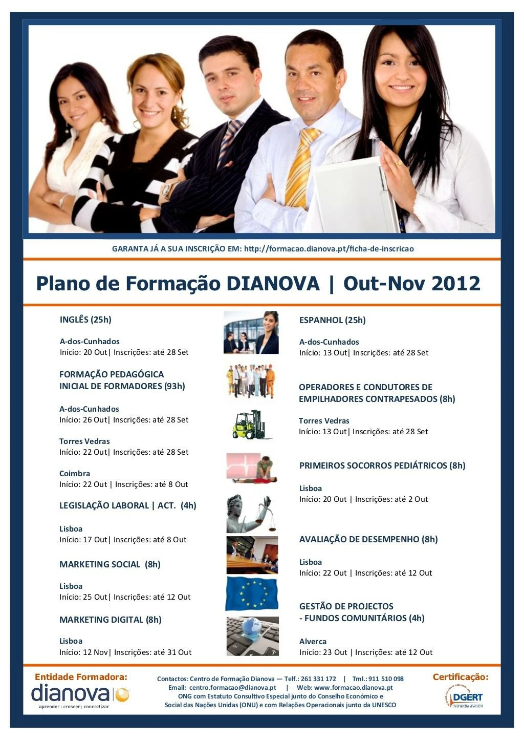 formacao dianova out nov2012