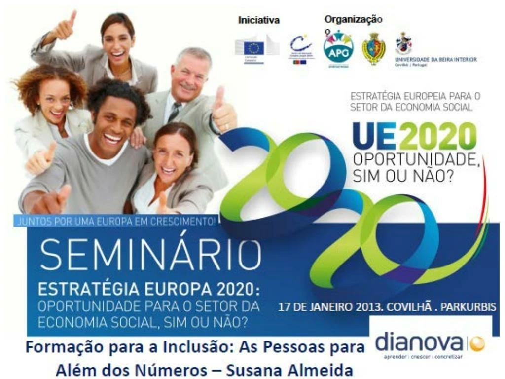 dianova formacao educacao oportunidade2020 covilha 2013